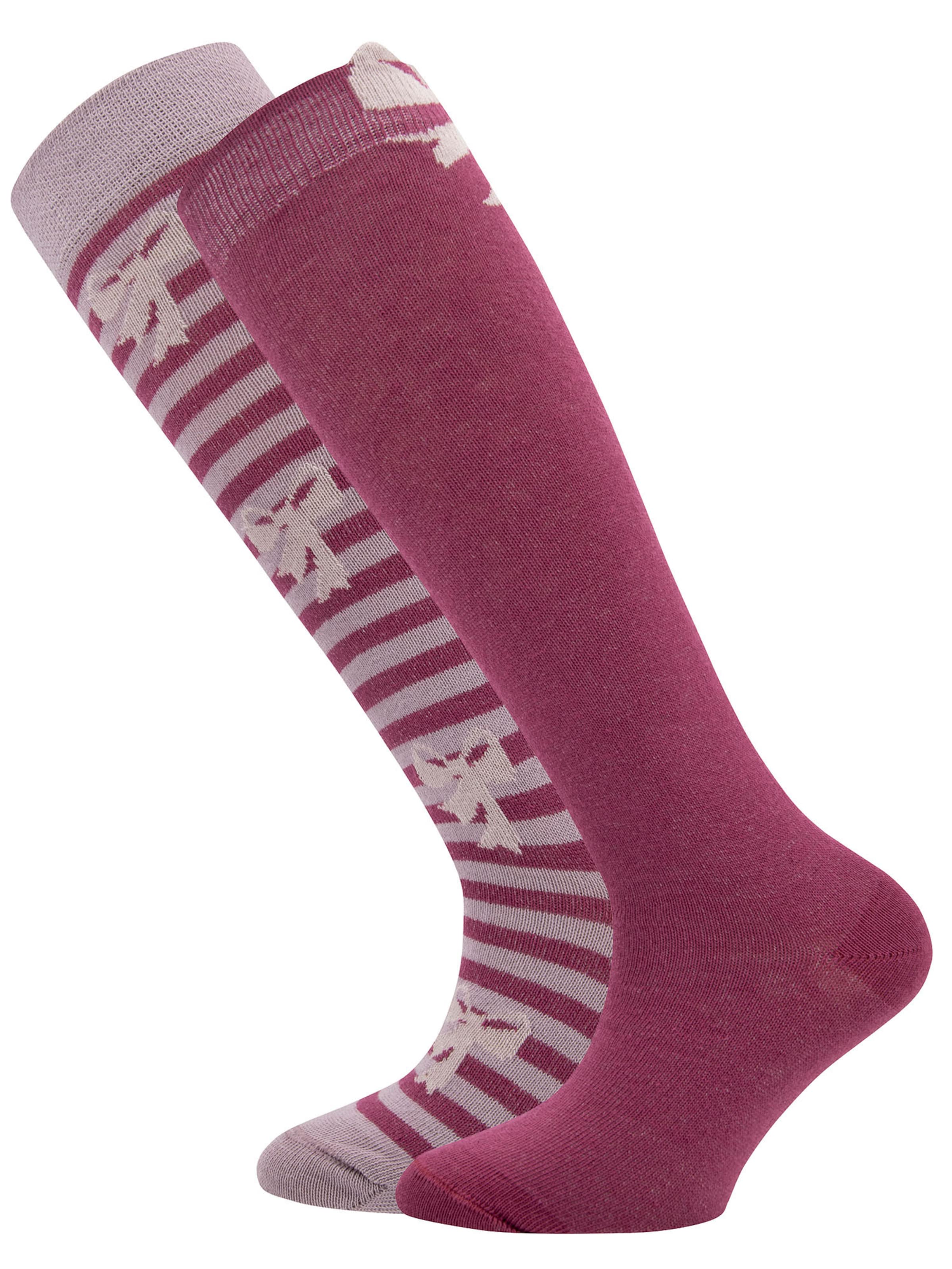 EWERS Nogavice | rdeča barva: sprednja stran