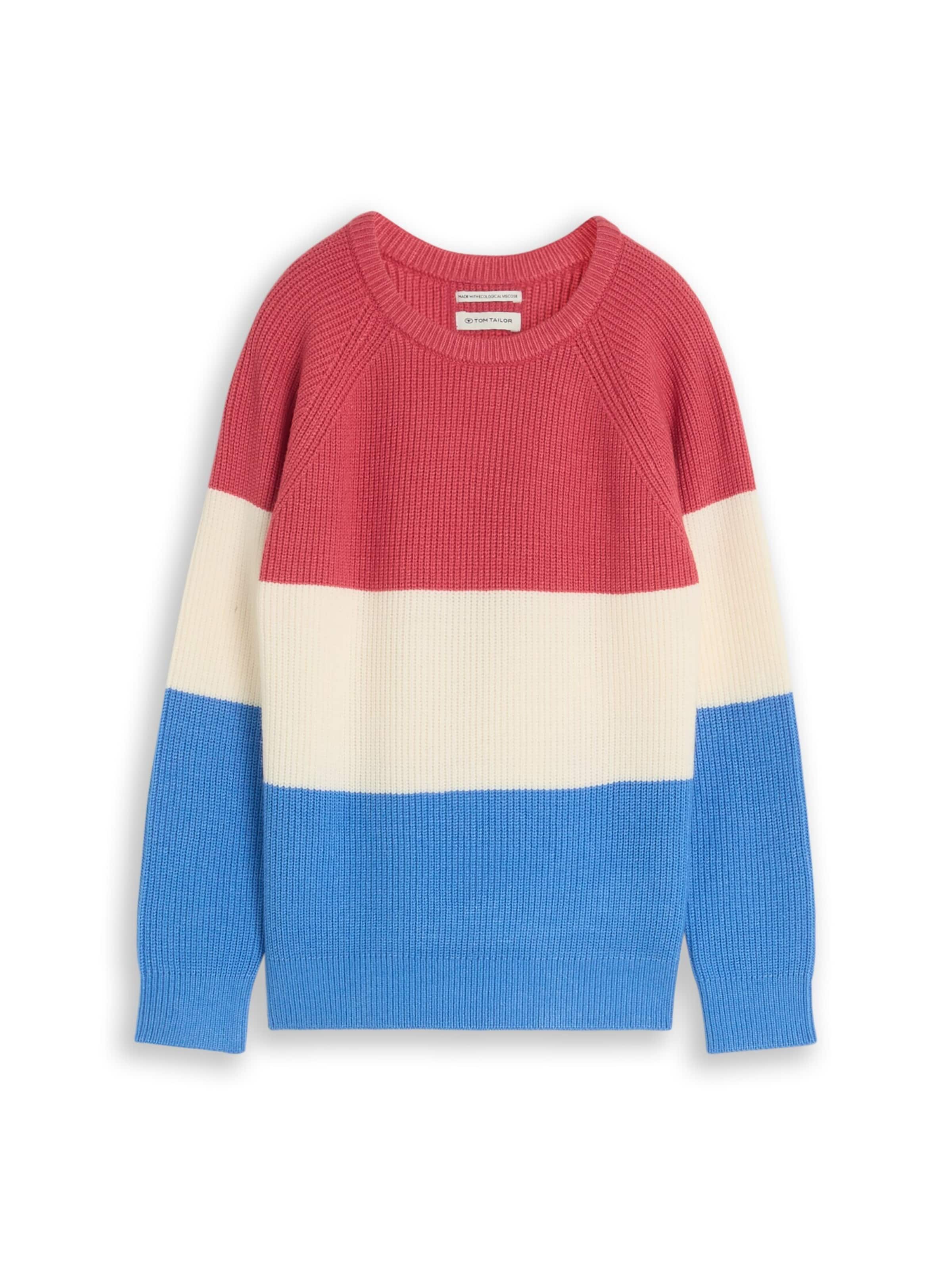 Pull-over TOM TAILOR en bleu : devant