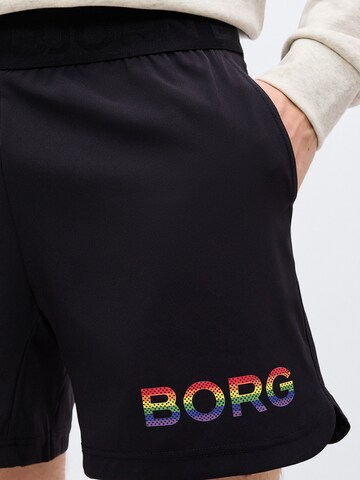 BJÖRN BORG Regular Sports trousers in Black