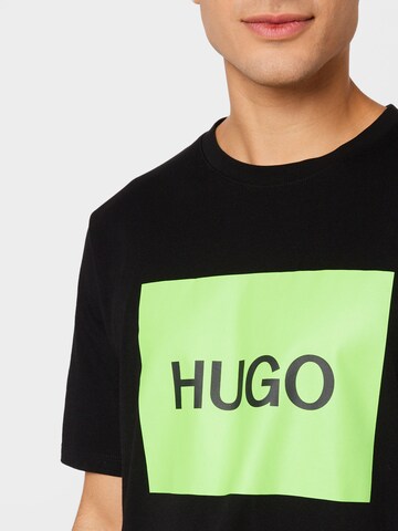 HUGO T-Shirt 'Dulive222' in Schwarz