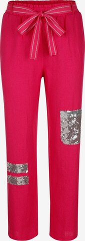 Regular Pantalon MIAMODA en rose : devant