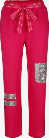 Regular Pantalon MIAMODA en rose : devant