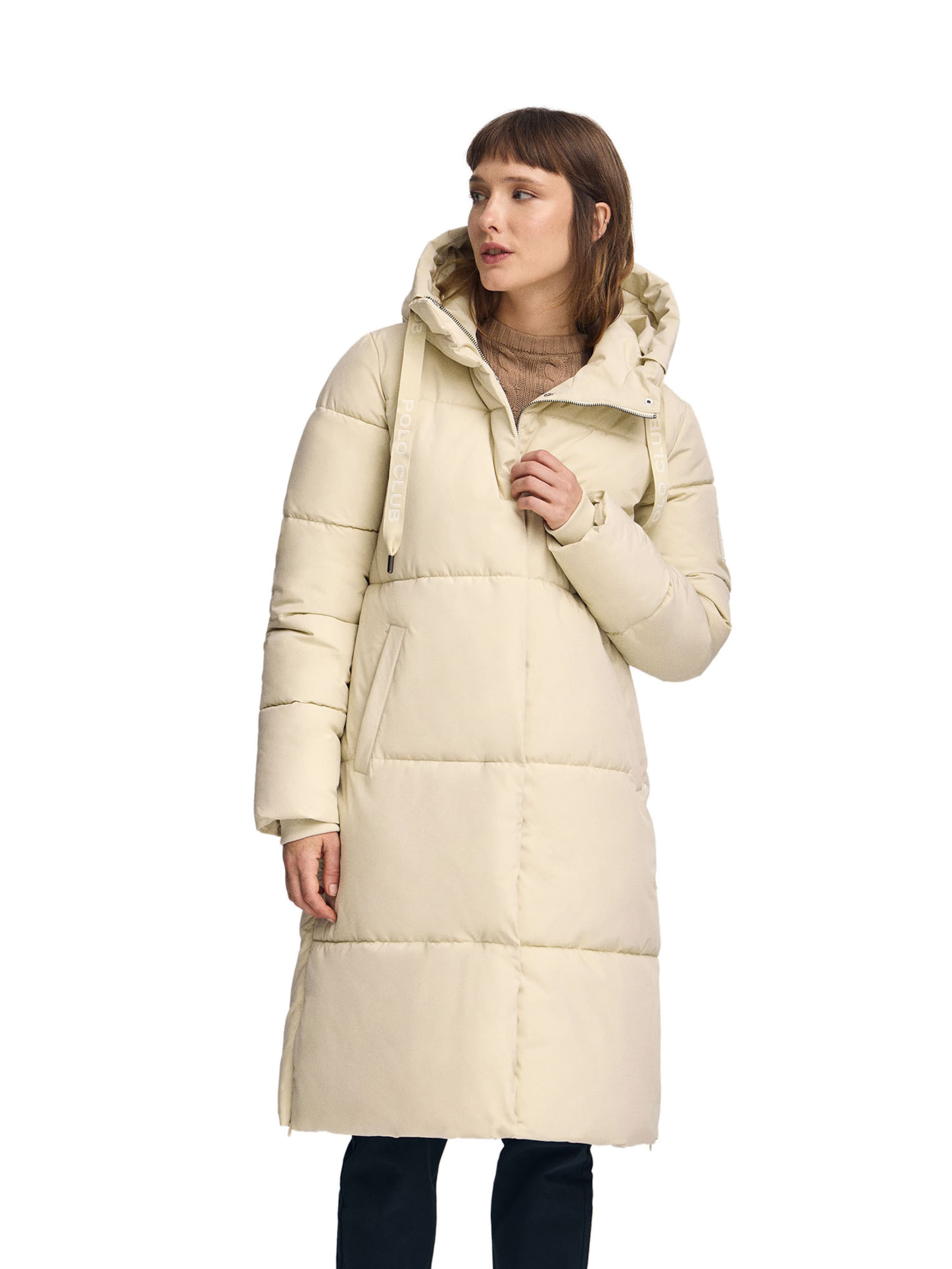 Polo Club Winter Jacket in Beige: front