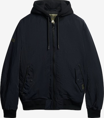 Superdry Übergangsjacke in Schwarz: predná strana