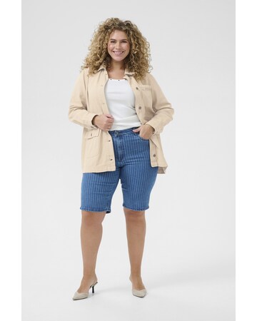 Veste mi-saison 'Ariona' KAFFE CURVE en beige