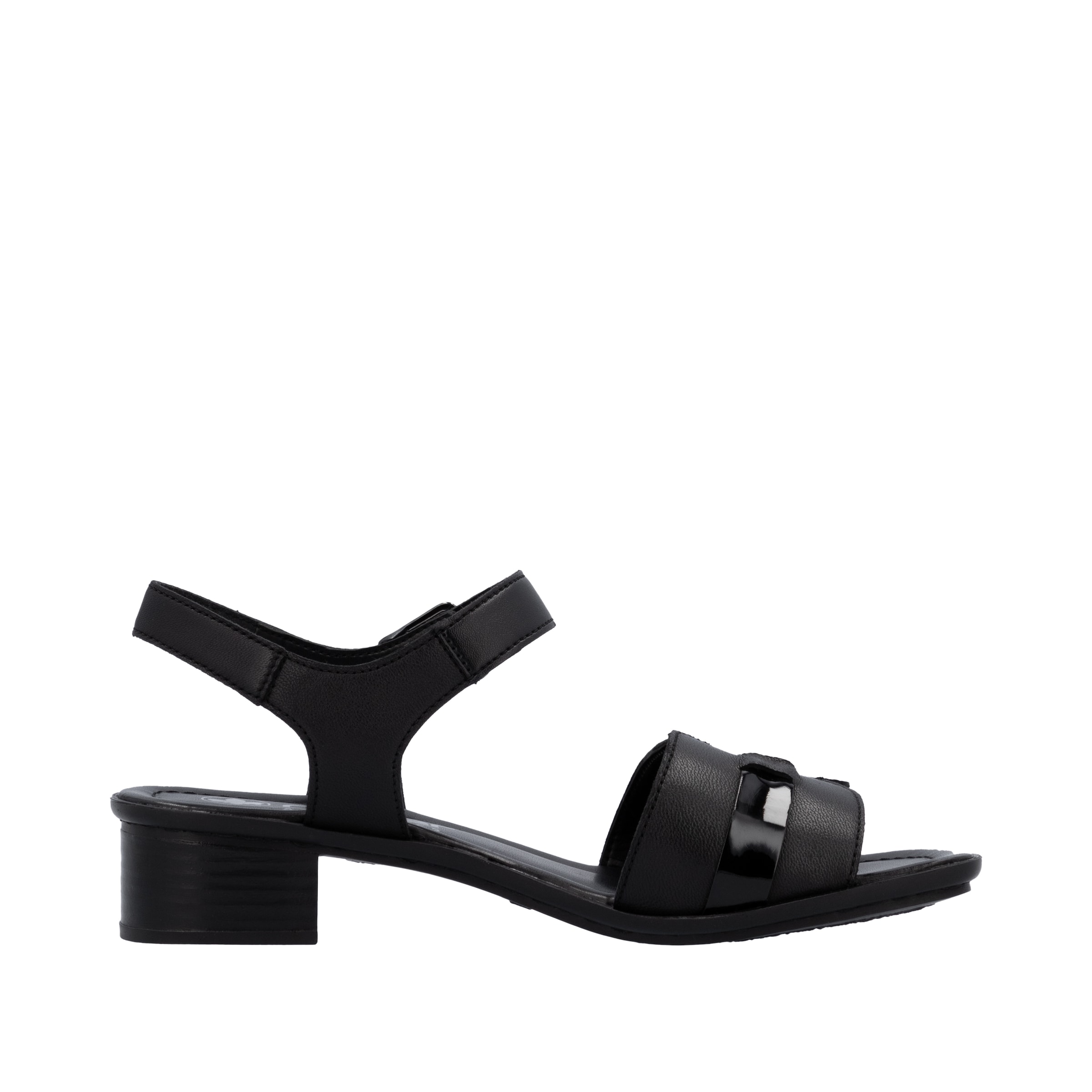 Rieker Strap Sandals '62685' in Black