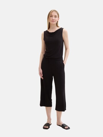 TOM TAILOR Jumpsuit in Schwarz: Vorderseite