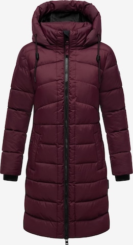 MARIKOO Płaszcz zimowy 'Kaltnäschen 16' w kolorze czerwony: przód