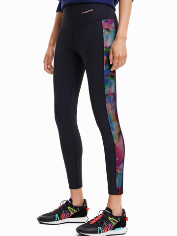 Desigual Skinny Fit Клин в черно: отпред