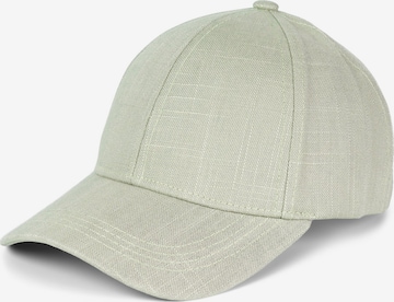 styleBREAKER Cap 'Leinen Baseball Cap' in Green: front