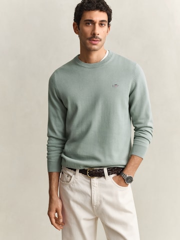 GANT Sweater 'CLASSIC' in Green: front