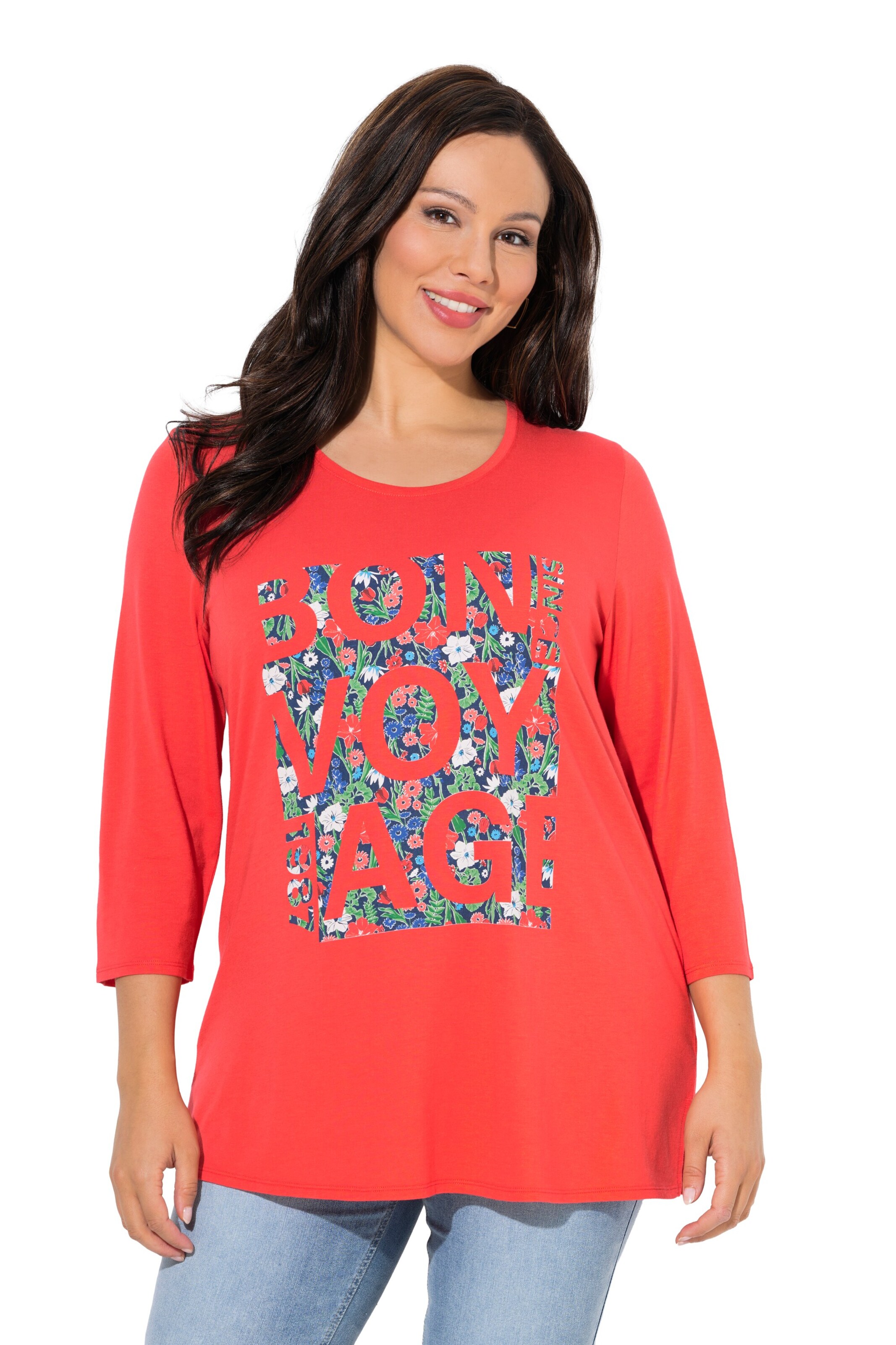 Ulla Popken Shirt in Orange: Vorderseite