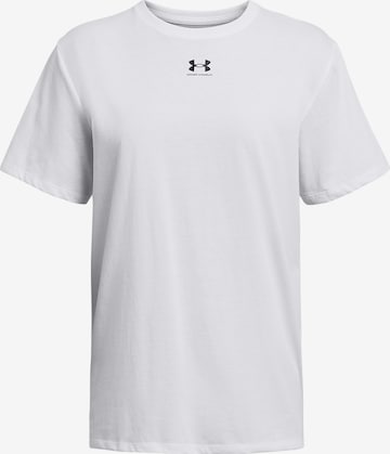 UNDER ARMOUR Functioneel shirt 'Campus' in Wit: voorkant