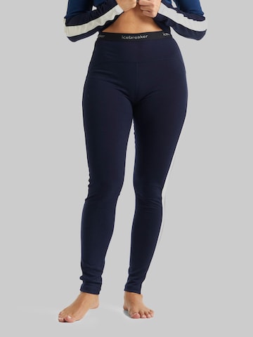 ICEBREAKER Workout Pants in Blue: front