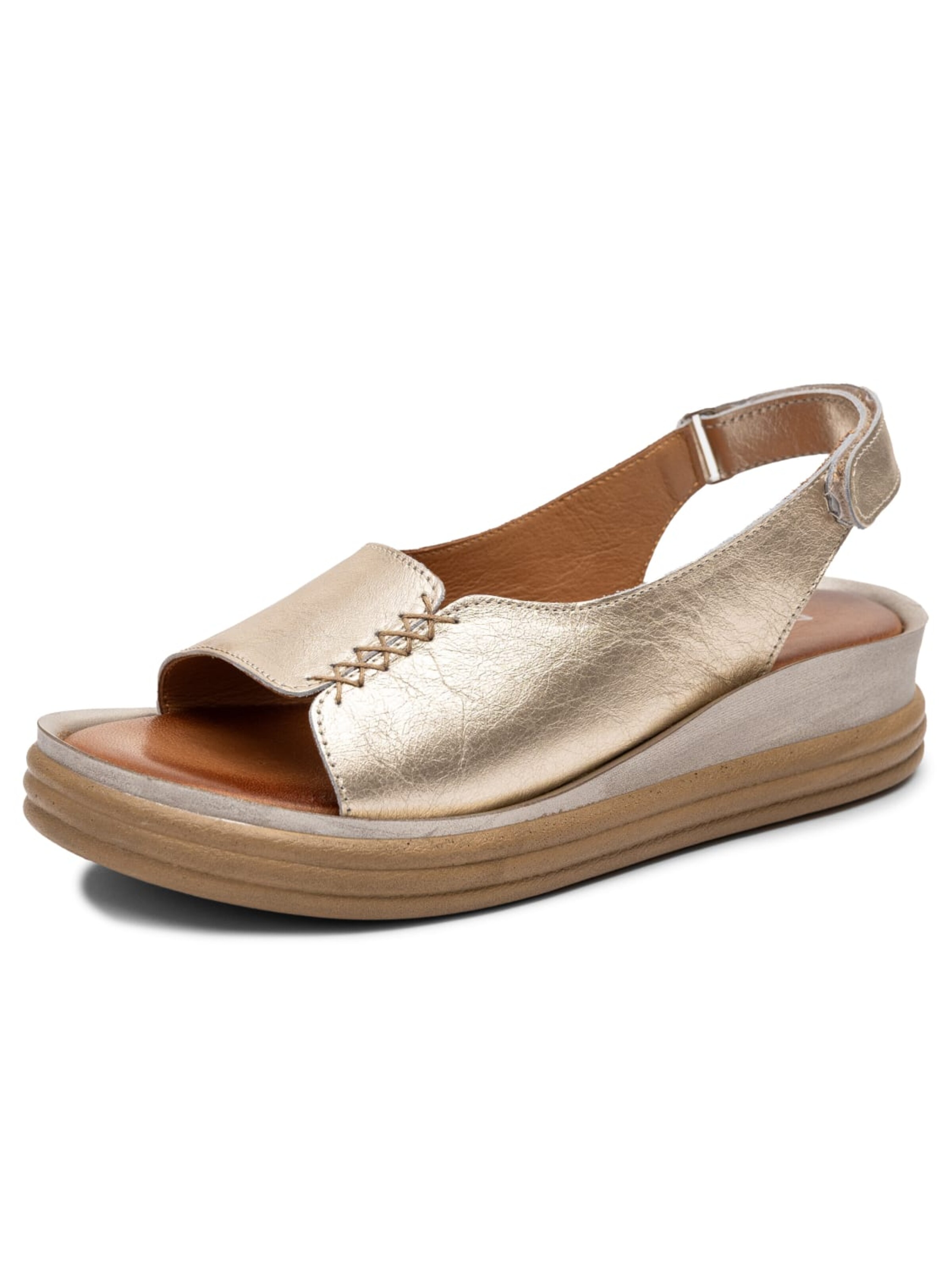 Maciejka Sandale 'L7631-25/00-1'‌‌‌‌‌‌ in Gold: Vorderseite