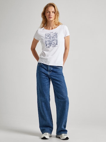 Pepe Jeans - Camiseta 'JURY' en blanco
