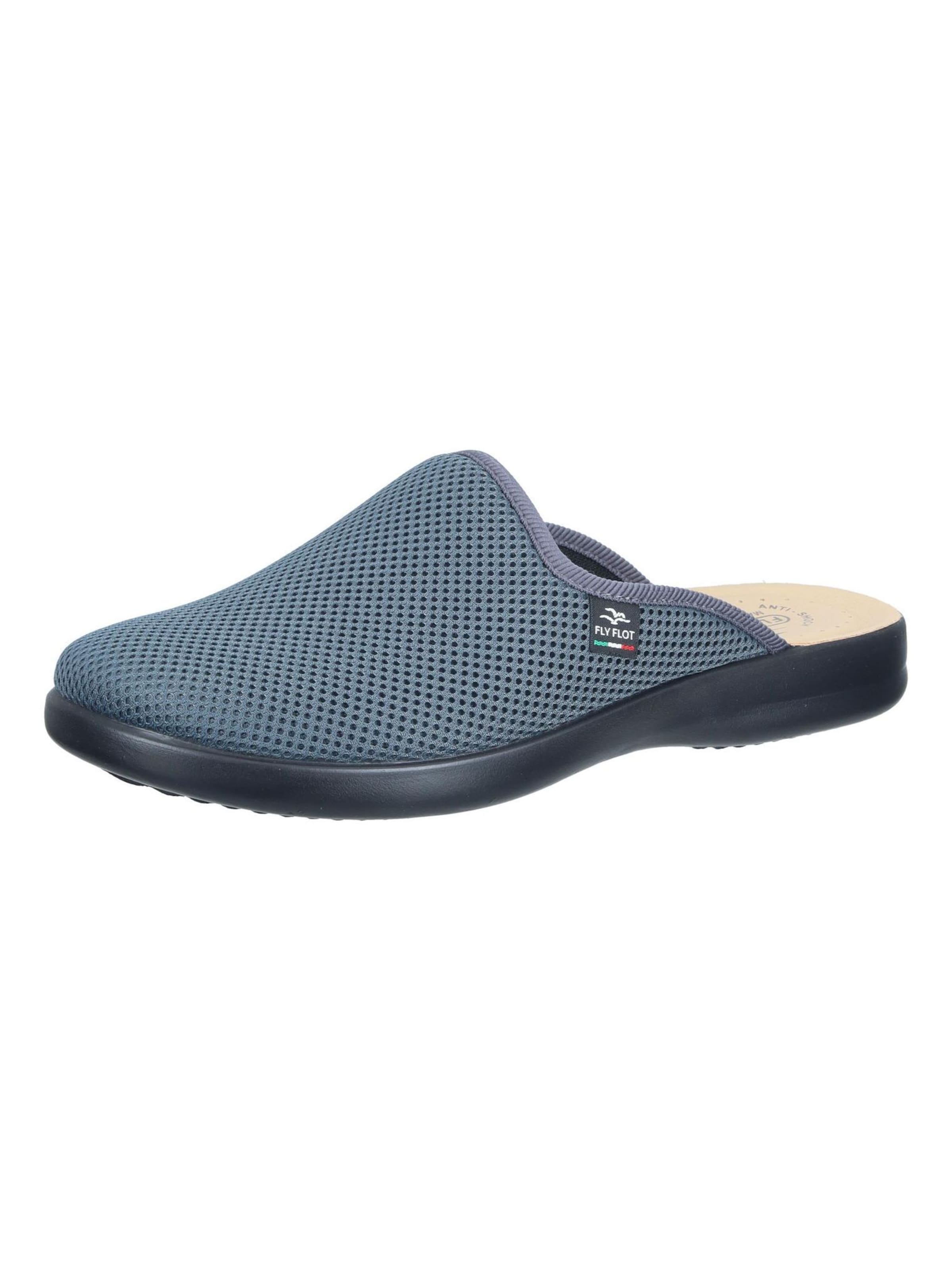 FLY FLOT Hausschuh 'Pantoletten'‌ in Grau: Vorderseite