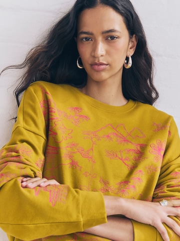 Next Sweatshirt 'Premium' in Groen