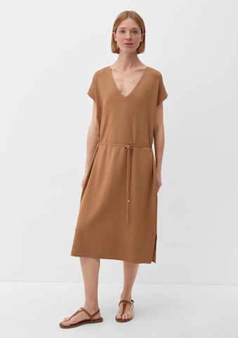 s.Oliver BLACK LABEL Knit dress in Brown: front