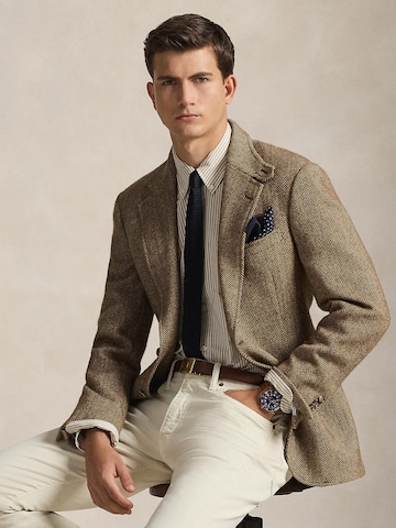 Polo Ralph Lauren Слим Деловая рубашка в Бежевый