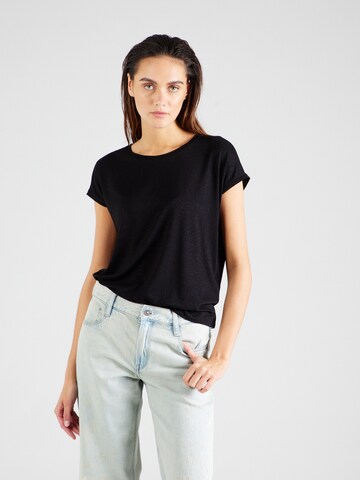 ONLY - Camiseta en negro: frente