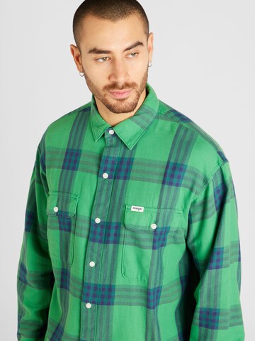 WRANGLER Regular fit Overhemd in Groen