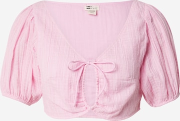 BILLABONG Blus 'TROPIC HEART' i rosa: framsida