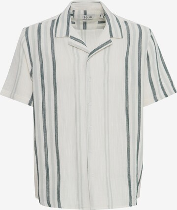 !Solid - Ajuste confortable Camisa 'Isai' en gris: frente