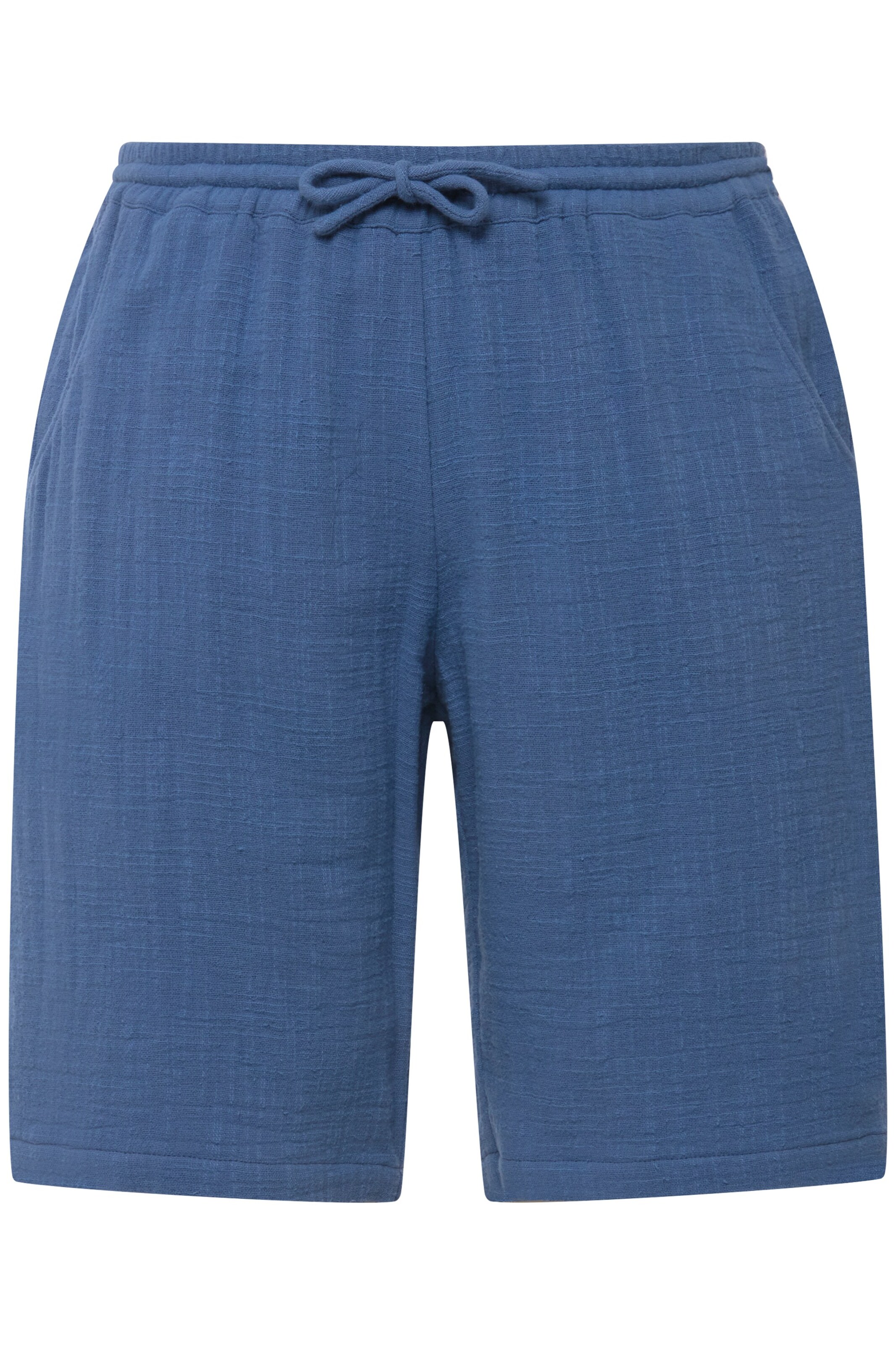 Ulla Popken Regular Broek in Blauw: voorkant