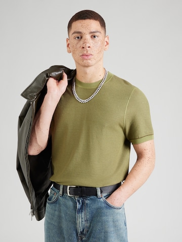 BOSS Pullover 'H-Jianfranco' in Grün: Vorderseite