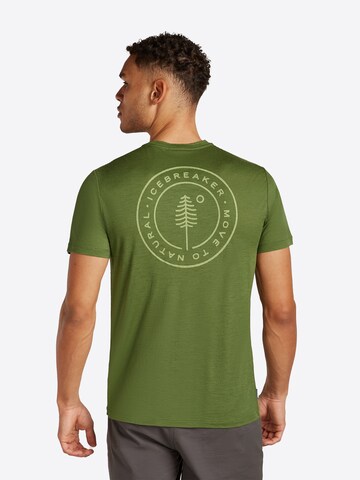 ICEBREAKER - Regular Fit Camisa funcionais 'Tech Lite' em verde