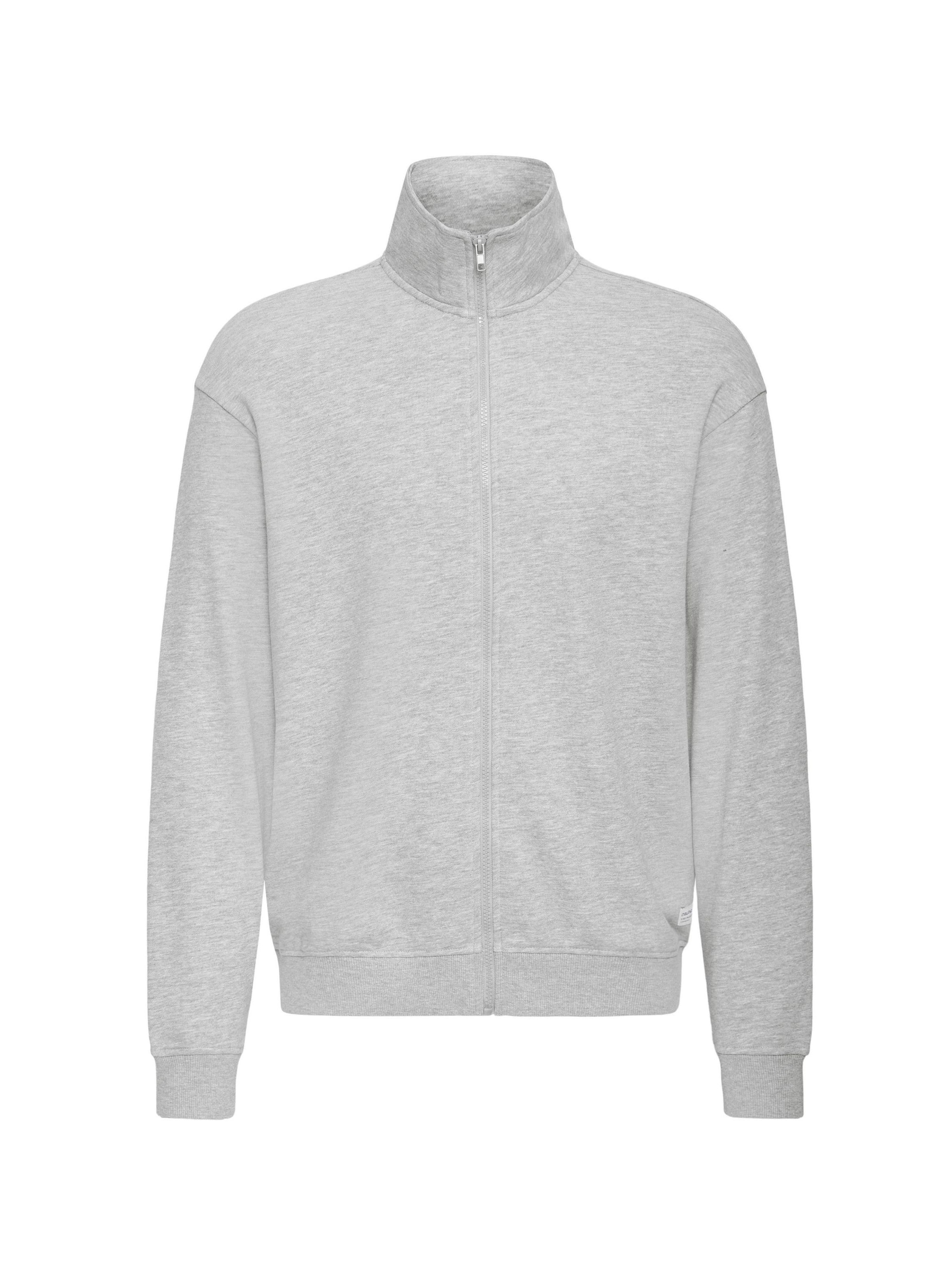 BLEND Sweatvest ' BHBrise ' in Grijs: voorkant