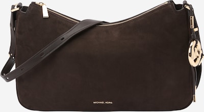 Rankinė ant peties iš MICHAEL Michael Kors, spalva – tamsiai ruda / Auksas, Prekių apžvalga