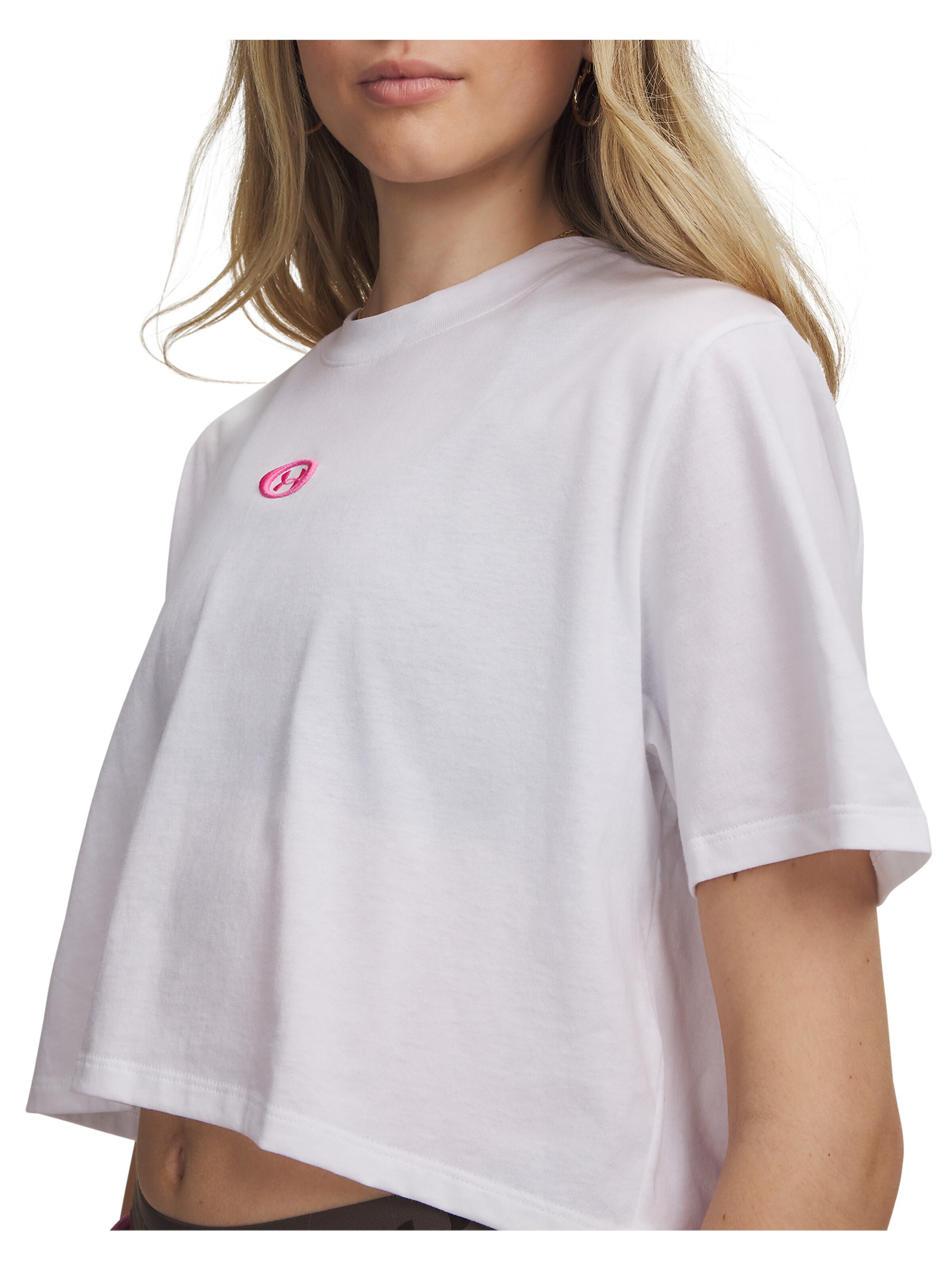 UNDER ARMOUR Functioneel shirt 'Center' in Wit