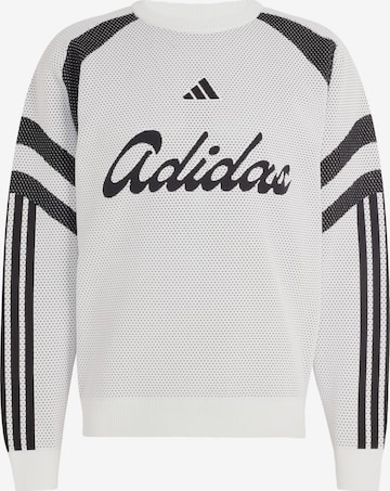 Pull-over de sport 'House Of Tiro' ADIDAS SPORTSWEAR en blanc : devant