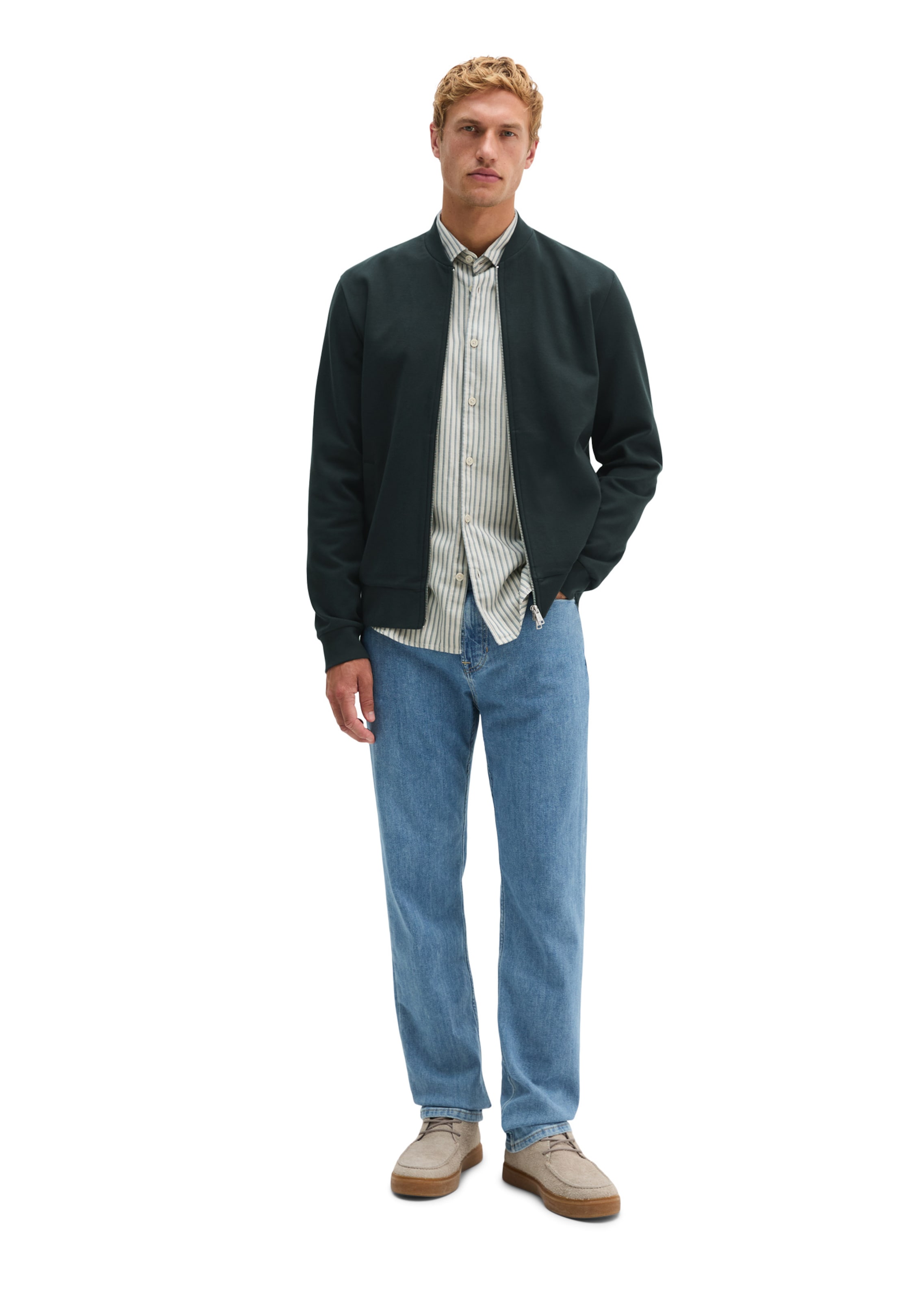 Marc O'Polo Sweatvest in Blauw