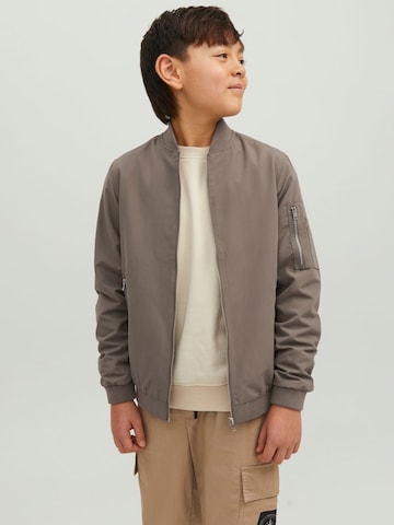 Giacca di mezza stagione 'Rush' di Jack & Jones Junior in grigio: frontale