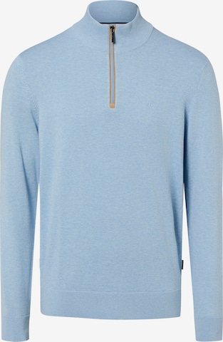 Pulover de la bugatti pe albastru: față