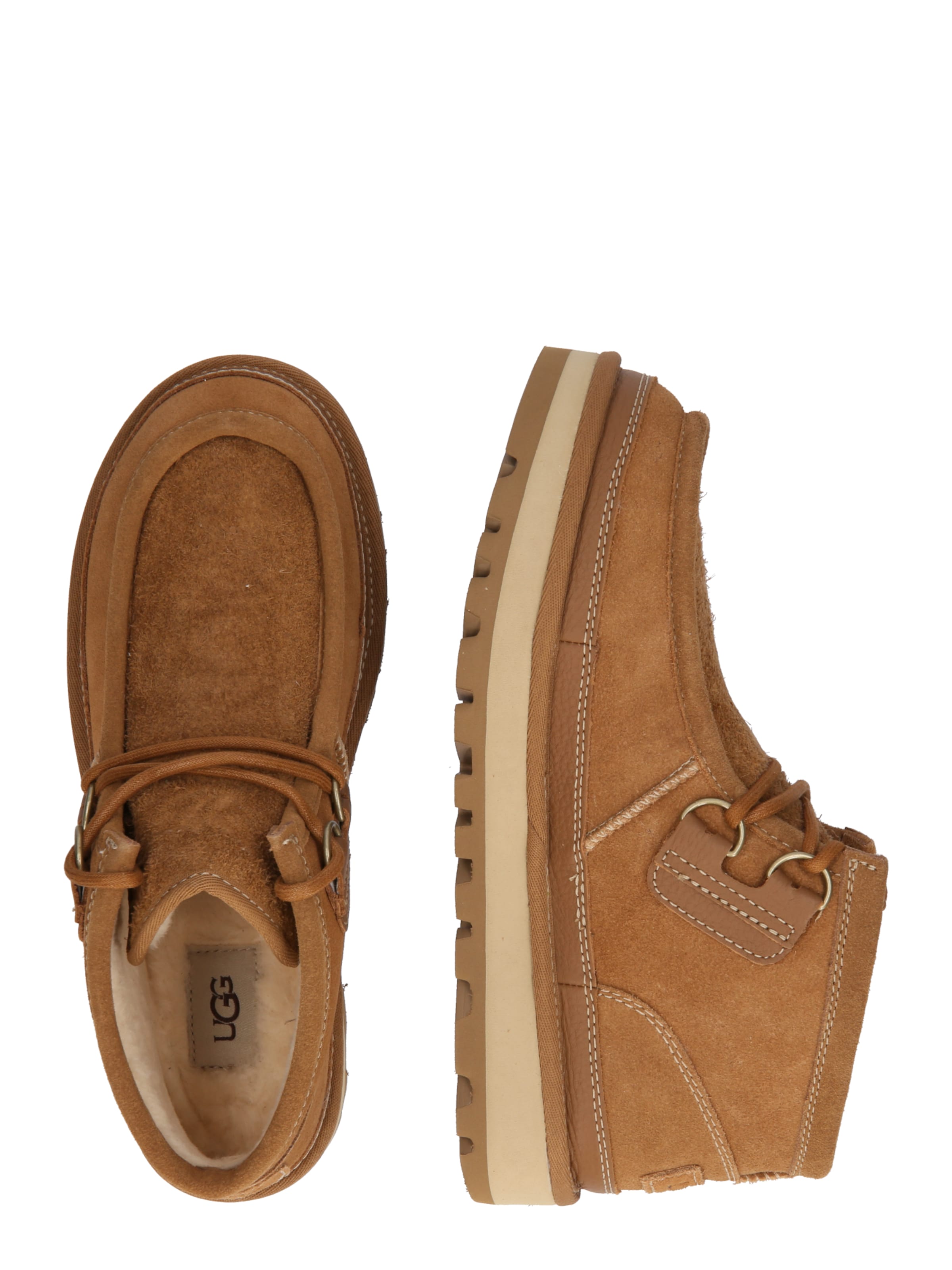 UGG Сапоги на шнуровке 'Hayden Moc' в Коричневый