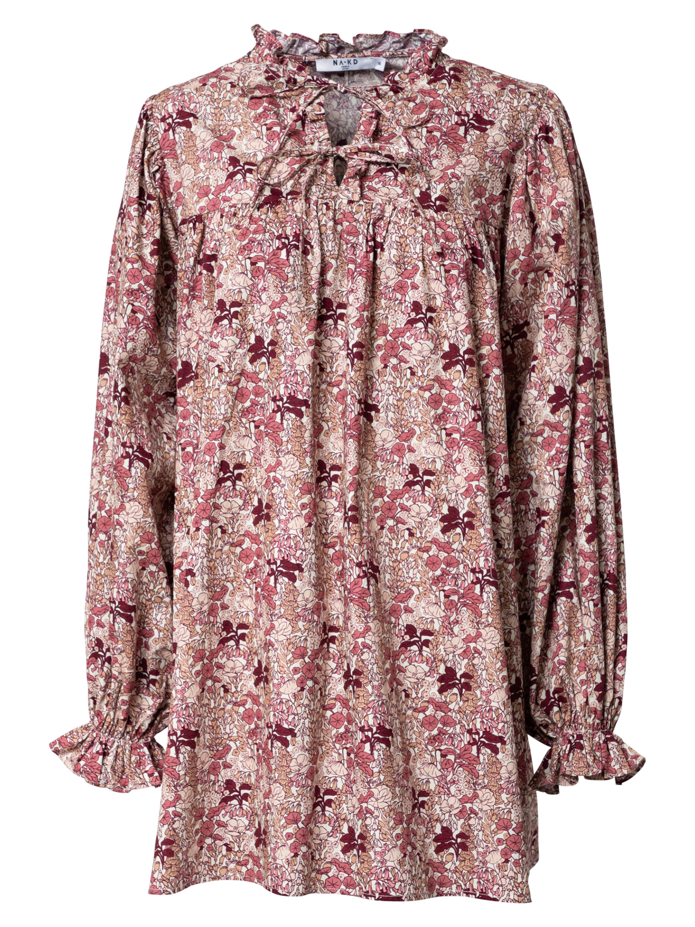 NA-KD Μπλουζοφόρεμα σε ροζ: μπροστά