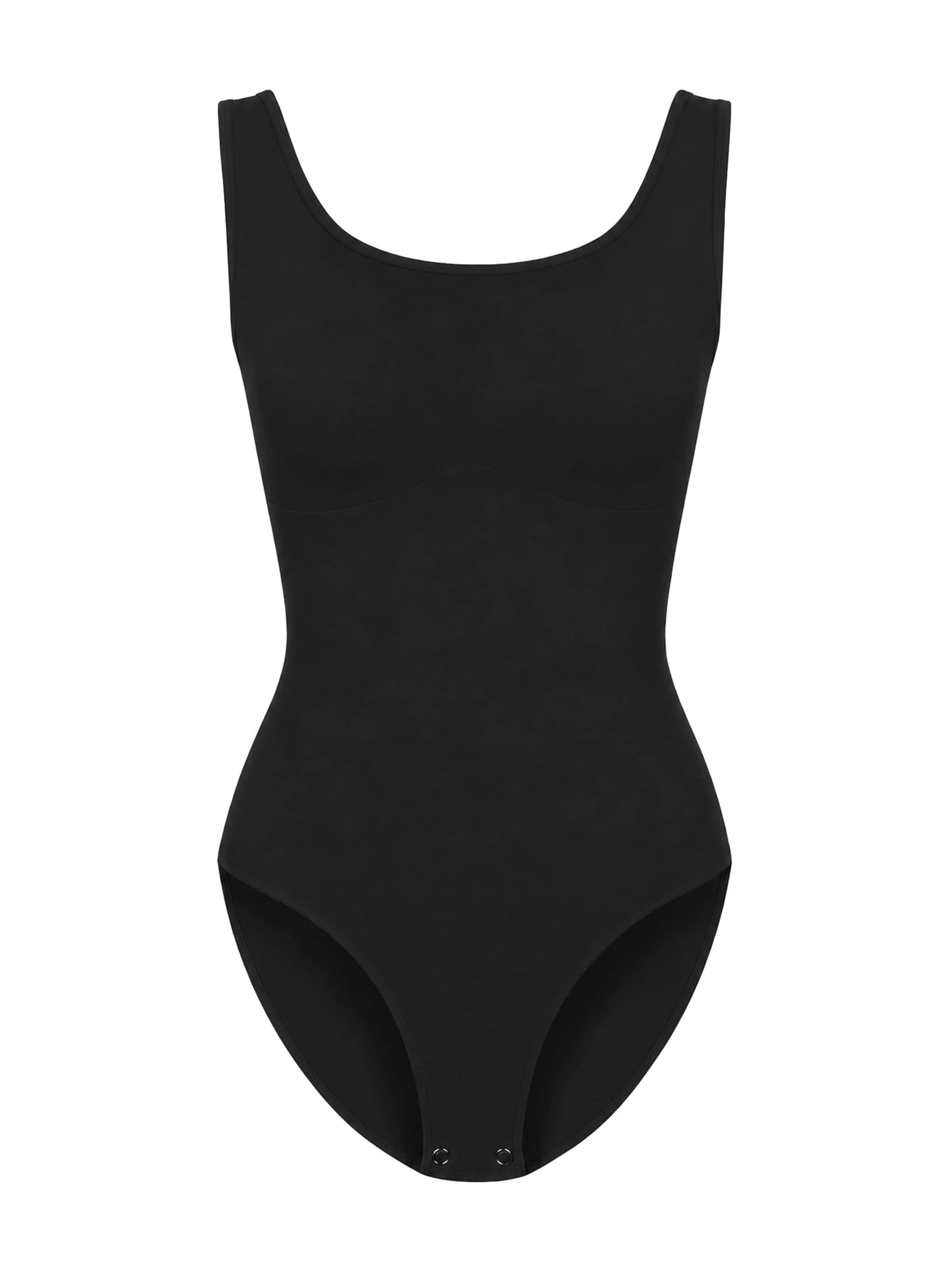 Body modellante 'Tank Sculpting Bodysuit with Slip' di cfab in nero: frontale