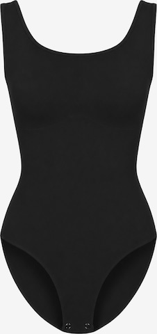 Body modellante 'Tank Sculpting Bodysuit with Slip' di cfab in nero: frontale
