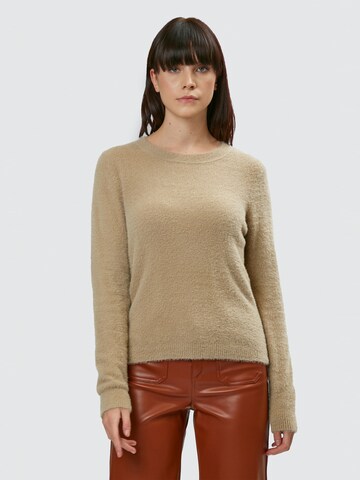 Influencer - Jersey en beige: frente