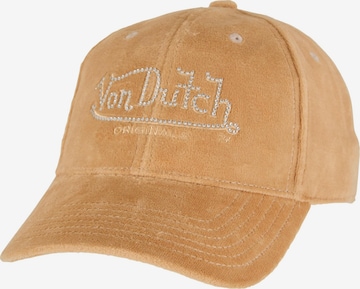 Von Dutch Originals Cap 'Mexiko' in Beige: Vorderseite