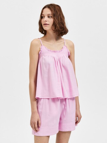 SELECTED FEMME Top in Pink: front