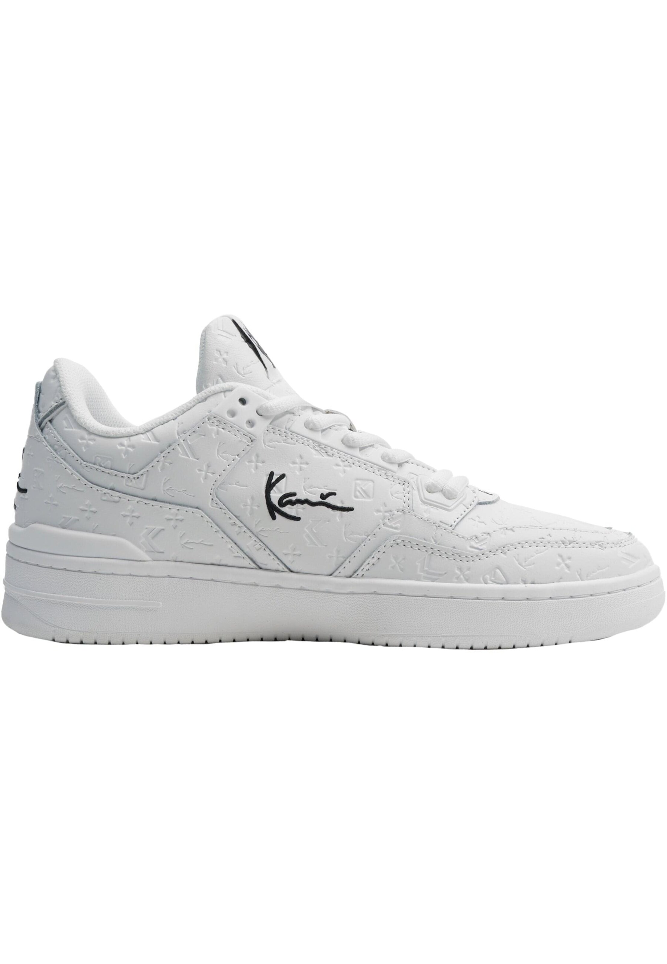 Karl Kani Platform trainers in White