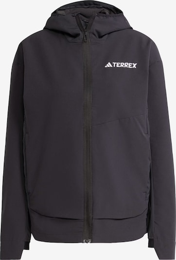 ADIDAS TERREX Ulkoilutakki 'Multi Softshell' värissä musta / valkoinen, Tuotenäkymä
