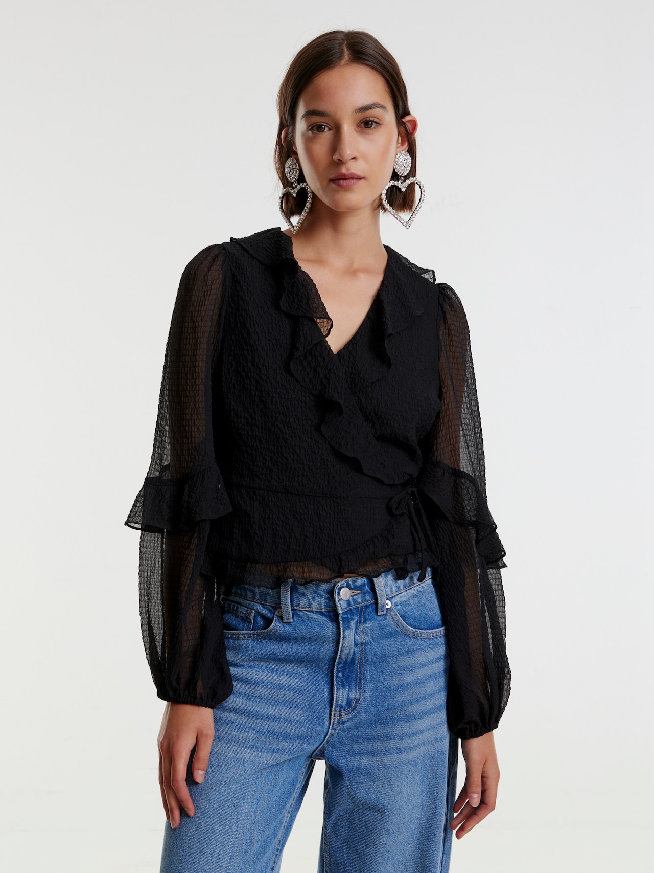 EDITED Blouse 'Sumi' Zwart