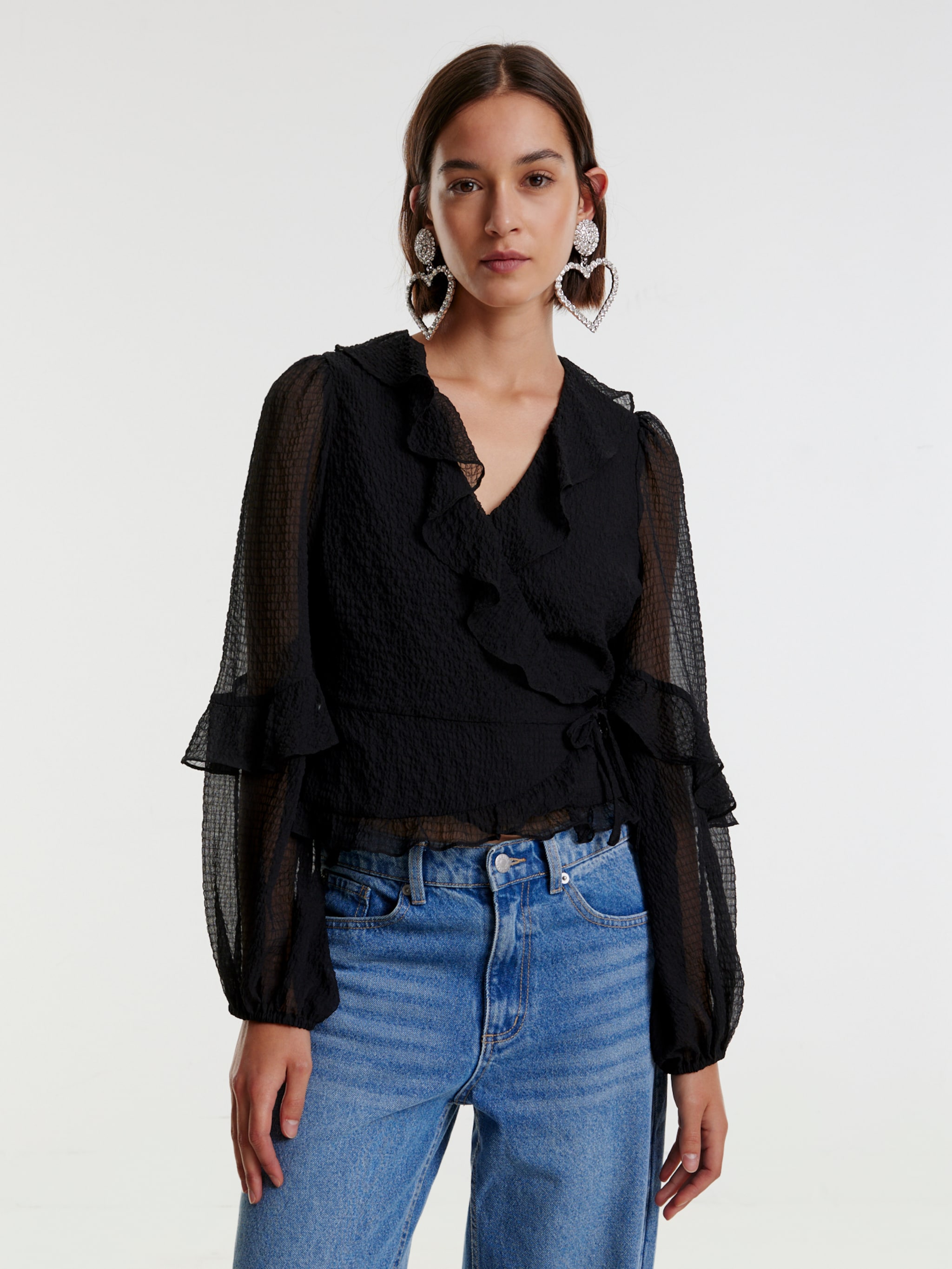 EDITED Produkte Bluse 'Sumi' schwarz