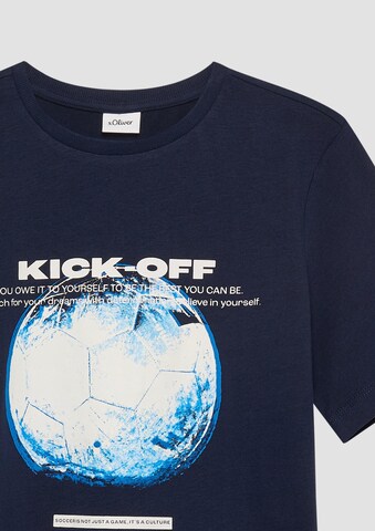 T-Shirt s.Oliver en bleu